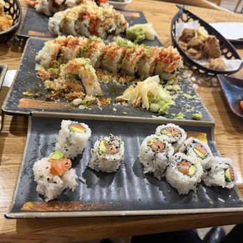 Sushi Town - Alaska Roll(7) in the middle 8.8.2026. Golden California roll pictured in the mid right. - Sushi Bars Near Me - San Jose, California Sushi Town - Alaska Roll(7) in the middle 8.8.2026. Golden California roll pictured in the mid right. - Sushi Bars Near Me - San Jose, California