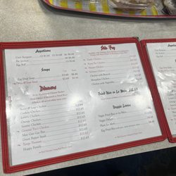 Orient Express Webb City - Menu