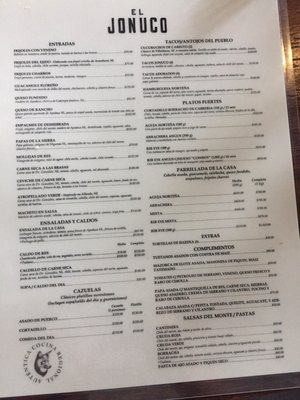 Menu photo 3 El Jonuco Monterrey, NLE Menu photo 3 El Jonuco Monterrey, NLE