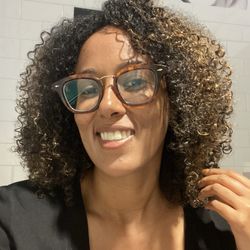 Cute curly cut with color
