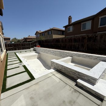 Macbet Pool - After they finished- Day 1 - Pool & Hot Tub Service Near Me - Rancho Cucamonga, California Macbet Pool - After they finished- Day 1 - Pool & Hot Tub Service Near Me - Rancho Cucamonga, California