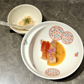 Restaurant Ki - 4) Spot prawn, uni, prawn's head - Korean Near Me - Los Angeles, California Restaurant Ki - 4) Spot prawn, uni, prawn's head - Korean Near Me - Los Angeles, California