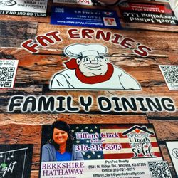 Fat Ernie's Family Dining - Nice new table tops!