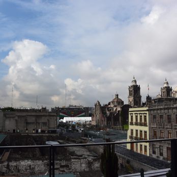 El Mayor - Full patio view over Templo Mayor - Mexican Near Me - México, D.F., DIF El Mayor - Full patio view over Templo Mayor - Mexican Near Me - México, D.F., DIF