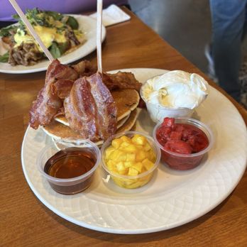 Bespoke All Day Cafe - Pancakes and Bulgogi Eggs Benedict - Breakfast & Brunch Near Me - Las Vegas, Nevada