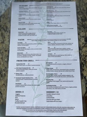 Menu photo 2 Botanico Mexican Kitchen & Bar Newnan, GA Menu photo 2 Botanico Mexican Kitchen & Bar Newnan, GA