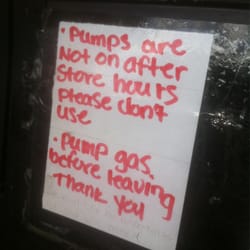 Citgo Gas Station - Glad we cleared that up