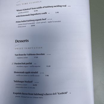 St. Peter Stiftskulinarium - Menu - Austrian Near Me - Salzburg, 5 St. Peter Stiftskulinarium - Menu - Austrian Near Me - Salzburg, 5