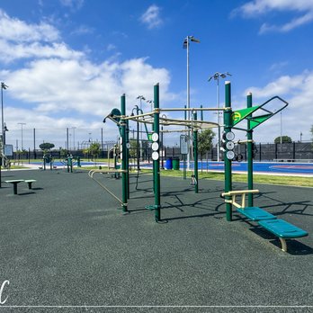 Arnold Cypress Park - Fitness Area - Parks Near Me - Cypress, California