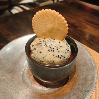 Cha-An - Black Sesame Creame Brulee - Japanese Near Me - New York, New York