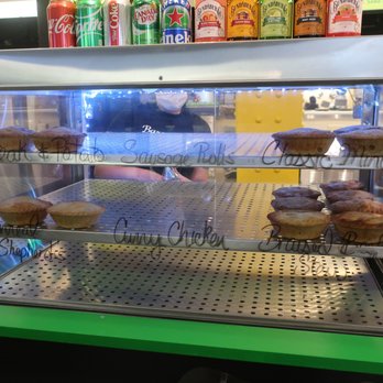 Barangaroos Aussie Pies - Display case at this moment. - Australian Near Me - Chicago, Illinois