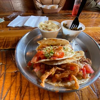 Edley's Bar-B-Que - 2 Piece Brisket Tacos-ok I added one more. - Barbeque Near Me - Nashville, Tennessee Edley's Bar-B-Que - 2 Piece Brisket Tacos-ok I added one more. - Barbeque Near Me - Nashville, Tennessee