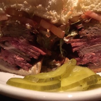 Jack Stack Barbecue - Freight House - Jack Stack sandwich with brisket & sausage. - Barbeque Near Me - Kansas City, Missouri Jack Stack Barbecue - Freight House - Jack Stack sandwich with brisket & sausage. - Barbeque Near Me - Kansas City, Missouri
