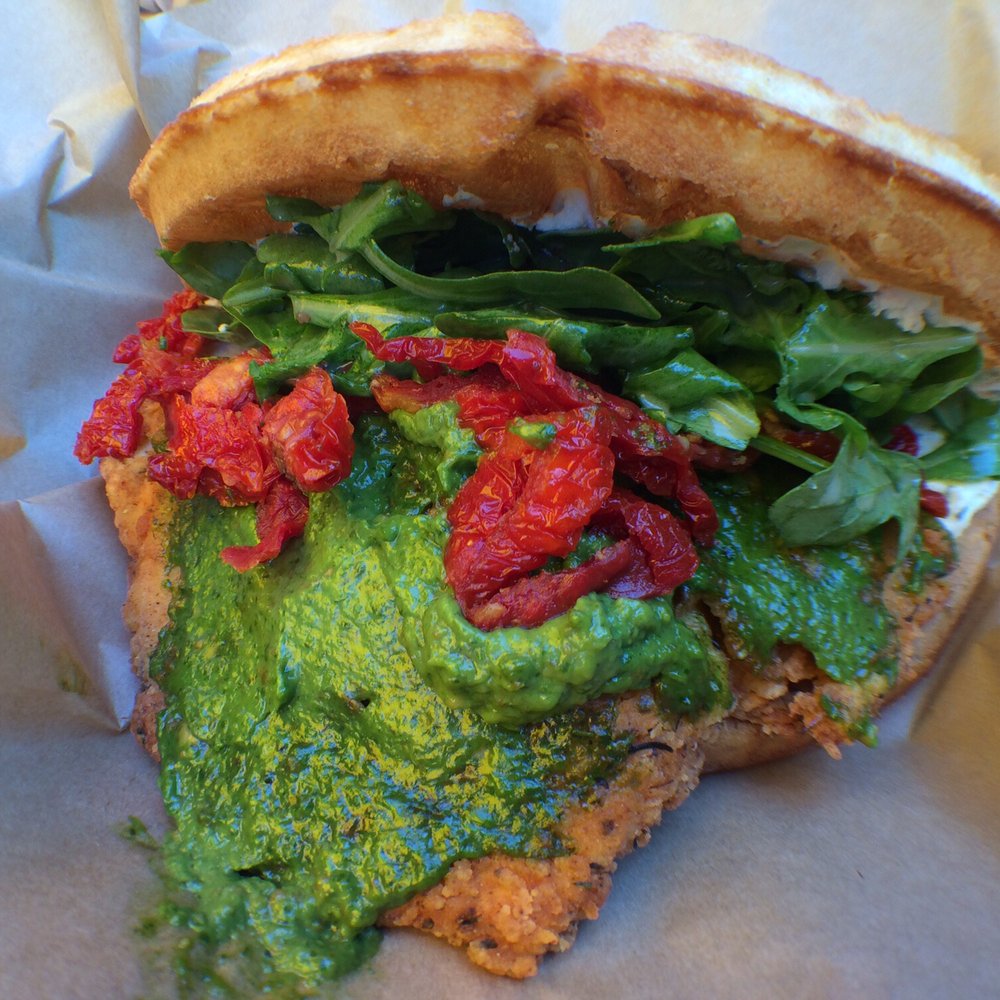 Bruxie - Fried Chicken Pesto - Sandwiches Near Me - Orange, California Bruxie - Fried Chicken Pesto - Sandwiches Near Me - Orange, California