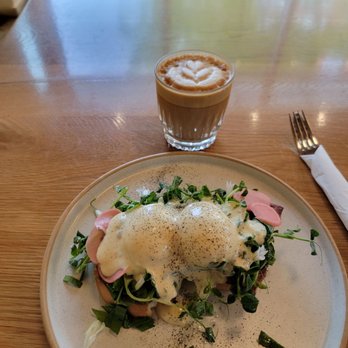 Nemesis Coffee - Pork Benny - or something - and a Cappuccino. - Cafes Near Me - Vancouver, British Columbia Nemesis Coffee - Pork Benny - or something - and a Cappuccino. - Cafes Near Me - Vancouver, British Columbia
