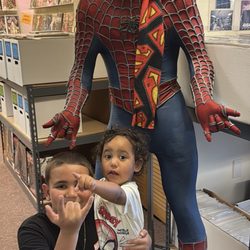 DJ's Comics - This was taken on free comic book day