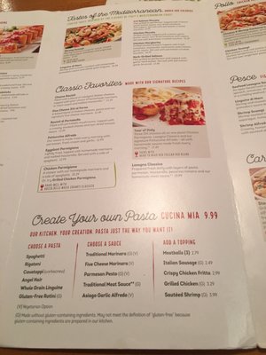 Menu photo 6 Olive Garden Italian Restaurant Fort Wayne, IN