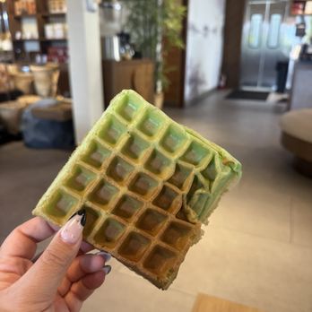 Trung Nguyen Legend - Pandan waffle - Coffee & Tea Near Me - San Jose, California Trung Nguyen Legend - Pandan waffle - Coffee & Tea Near Me - San Jose, California