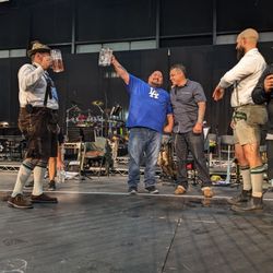 Oktoberfest at Fairplex - Stein holding contest