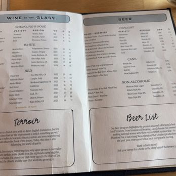 George & Gather - Drink Menu - July 2026 - American Near Me - Chandler, Arizona