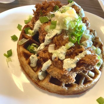 The Toast - Chicken Falafel Waffle - Salad Near Me - Surprise, Arizona The Toast - Chicken Falafel Waffle - Salad Near Me - Surprise, Arizona