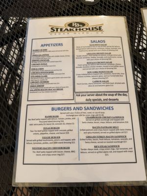 Menu photo 6 RB's Steakhouse Lake Arrowhead, CA Menu photo 6 RB's Steakhouse Lake Arrowhead, CA