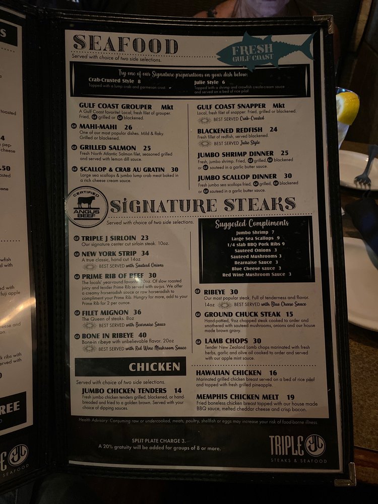 Triple J Steaks & Seafood