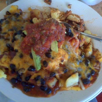 White Mountain Cafe - black bean huevos rancheros - Breakfast & Brunch Near Me - McCloud, California White Mountain Cafe - black bean huevos rancheros - Breakfast & Brunch Near Me - McCloud, California
