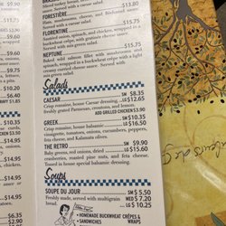 Retro Cafe - Menu