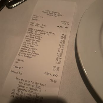 21 Oceanfront - bill - New American Near Me - Newport Beach, California