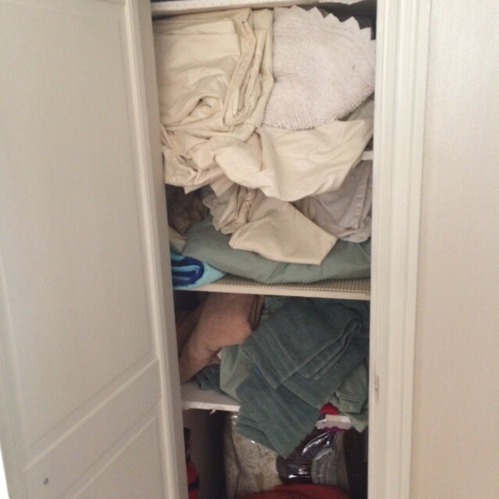 Project Guru - Small linen hall closet which was not user friendly and difficult to organize. Not using all the space properly. Closet is deep - Interior Design Near Me - Walnut Creek, California Project Guru - Small linen hall closet which was not user friendly and difficult to organize. Not using all the space properly. Closet is deep - Interior Design Near Me - Walnut Creek, California
