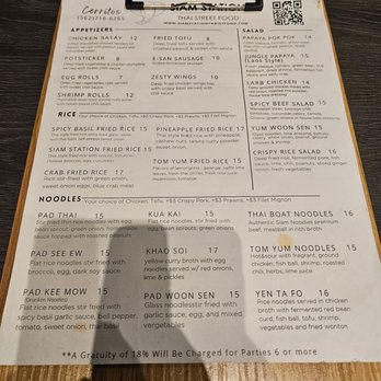 Siam Station - Menu - Thai Near Me - Cerritos, California Siam Station - Menu - Thai Near Me - Cerritos, California