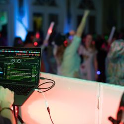 iSound - " The DJ spins the perfect beats  while the crowd lights up the dance floor with endless energy !"