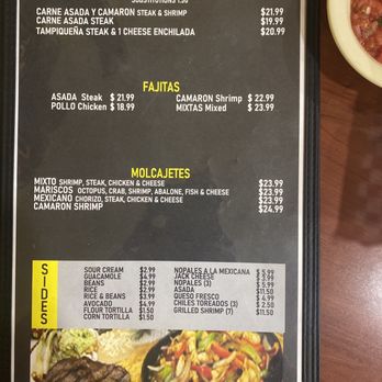 Mr Baja Taqueria - Dinner menu - Seafood Near Me - Casa Grande, Arizona Mr Baja Taqueria - Dinner menu - Seafood Near Me - Casa Grande, Arizona