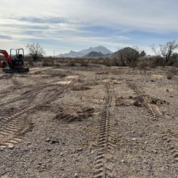 T&E Rentz - The start of a land clear and level