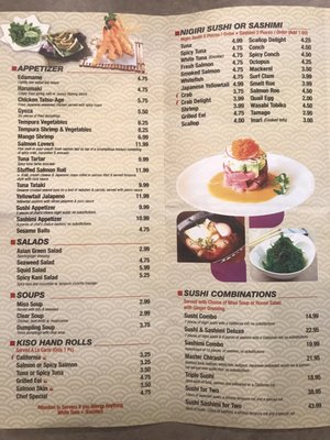 Menu photo 5 Kiso Sushi & Hibachi Seffner, FL Menu photo 5 Kiso Sushi & Hibachi Seffner, FL