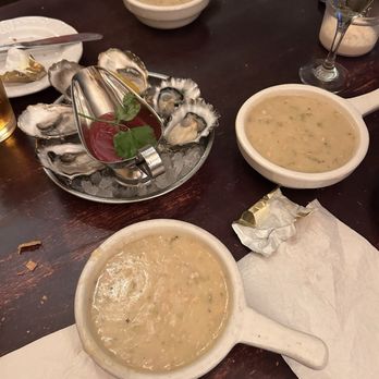 Sotto Mare - cup of clam chowder - Seafood Near Me - San Francisco, California