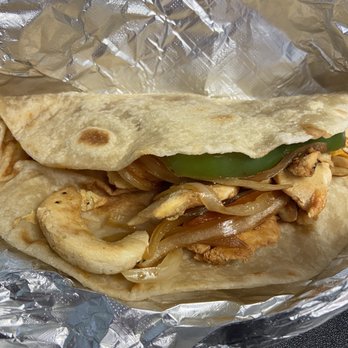 My Breaktime Cafe - Chicken Fajita Taco! - Cafes Near Me - San Antonio, Texas