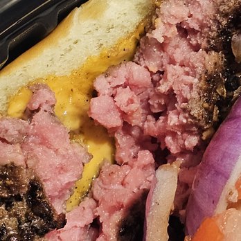 Ruby Tuesday - Rare to very rare ground beef which is not safe for consumption according to the USDA. - American Near Me - Powell, Tennessee Ruby Tuesday - Rare to very rare ground beef which is not safe for consumption according to the USDA. - American Near Me - Powell, Tennessee