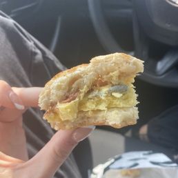 Bacon Bacon, Gouda, & Egg Breakfast Sandwich