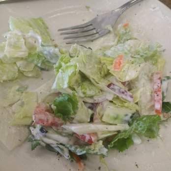 Potsy Pizza - Garden salad with ranch dressing - Pizza Near Me - Allentown, Pennsylvania