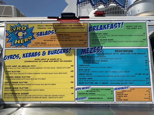 Menu photo 2 Mr Gyro Hero Santa Rosa Beach, FL