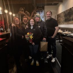 Here we are posing with our chef and owner of Rediviva, Andy Bickar. Here we are posing with our chef and owner of Rediviva, Andy Bickar.