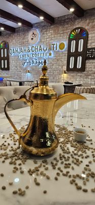 Qahwah & chapati Yemeni coffee - قهوة و چباتي by null