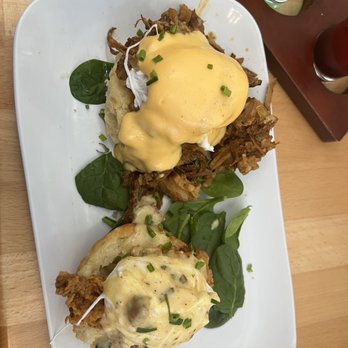 Ruby Sunshine Charleston Downtown - Pick 2 Eggs Cochon and Chicken St Charles Benedict - Breakfast & Brunch Near Me - Charleston, South Carolina Ruby Sunshine Charleston Downtown - Pick 2 Eggs Cochon and Chicken St Charles Benedict - Breakfast & Brunch Near Me - Charleston, South Carolina