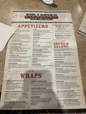 Menu photo 4 Big Louie's Bar & Grill Minneapolis, MN