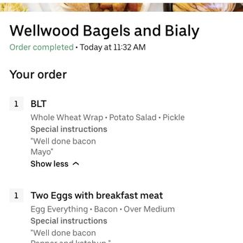 Wellwood Bagels & Bialys - My order.. - Bagels Near Me - Lindenhurst, New York Wellwood Bagels & Bialys - My order.. - Bagels Near Me - Lindenhurst, New York