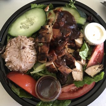 Back A Yard Caribbean Grill - BBQ Chicken Yard Bowl - Caribbean Near Me - Campbell, California