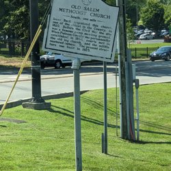 Old Salem Methodist Church Historical Marker - Old Salem Methodist Church Historical Marker