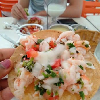 El Sazon Del Camaron - Shrimp ceviche tostadas...a dream come true!! - Seafood Near Me - Cozumel, ROO El Sazon Del Camaron - Shrimp ceviche tostadas...a dream come true!! - Seafood Near Me - Cozumel, ROO